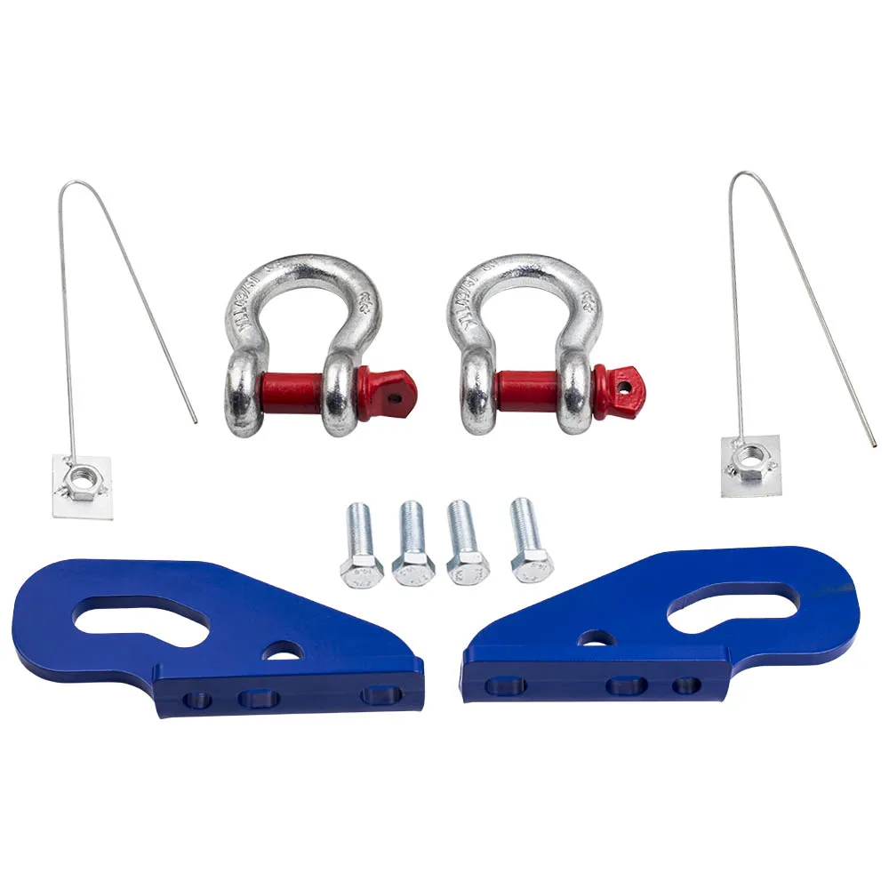 

Recovery Tow Points W/shackles Setfor for Nissan Patrol Gu Series 3 4 5 5000kg