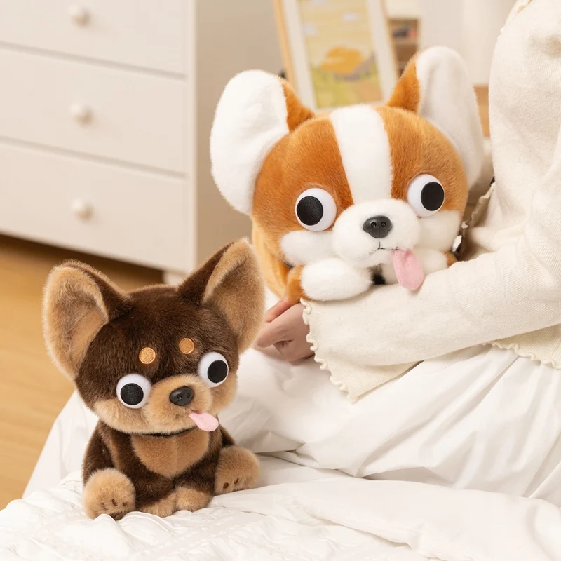 

Big Eyes Chihuahua Plush Toys Room Decor Stuffed Animals Puppy Plush Funny Cartoon Stuffed Dog Doll Kids Xmas Birthday Gifts