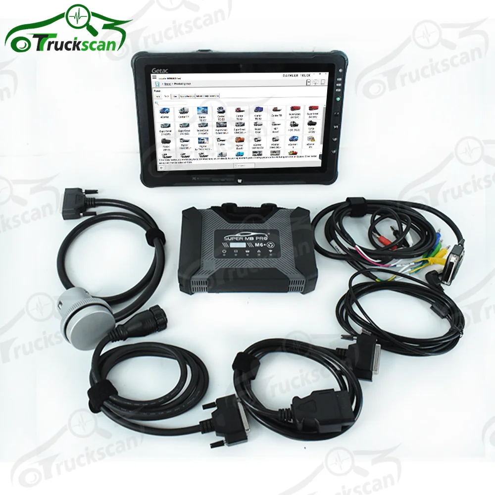 Fully Upgraded SUPER MB PRO M6+pro Surport For BENZ Trucks and cars Diagnostics Wireless Connection Diagnosis Tool+F110 Tablet