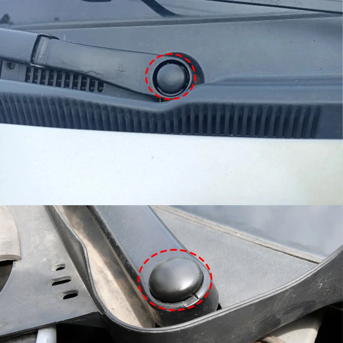 For BMW 3 Series E36 1990-2000 316i 318i 320i 325i 325is Car Front Windshield Wiper Arm Nut Screw Cap Bolt Rocker Cover replace