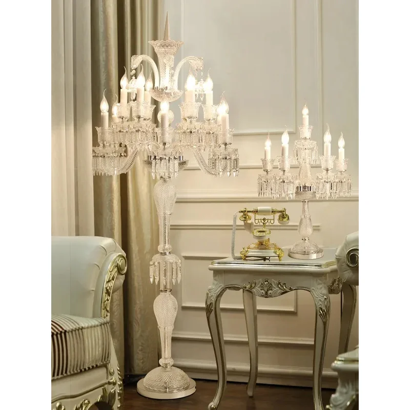 

Modern Floor Light Crystal Floor Lamp Nordic Standing Lamps Living Room Luminaria Tripot Lamps Deco Salon Stand Light