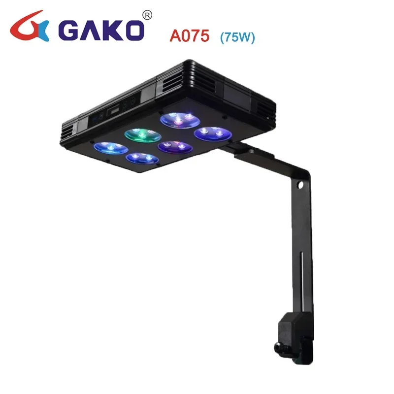 GAKO 30W 52W 75W LED Aquarium Light Dimmable Full Spectrum For Coral Reef Grow Fish Tank LED light marine sea tank coral SPS LPS