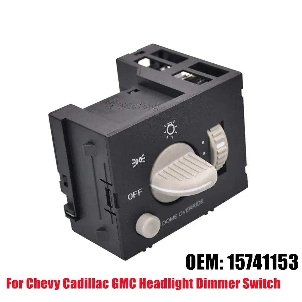 

For Chevy GMC Truck Silverado C1500 K1500 Express Headlight Switch Dash Dimmer Light Switch 1995-1999 93443101 Auto Parts