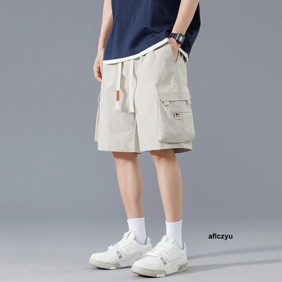 

DIANRUO Summer Shorts Men Streetwear Shorts Plus Size 8XL Male Elastic Waist Bottom шорты мужские 남자 반바지