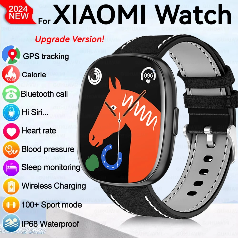 

2024New For Huawei Xiaomi Ultra Smart Watch Men 1.83"HD display Screen GPS track Bluetooth call Sports Waterproof Smart Bracelet