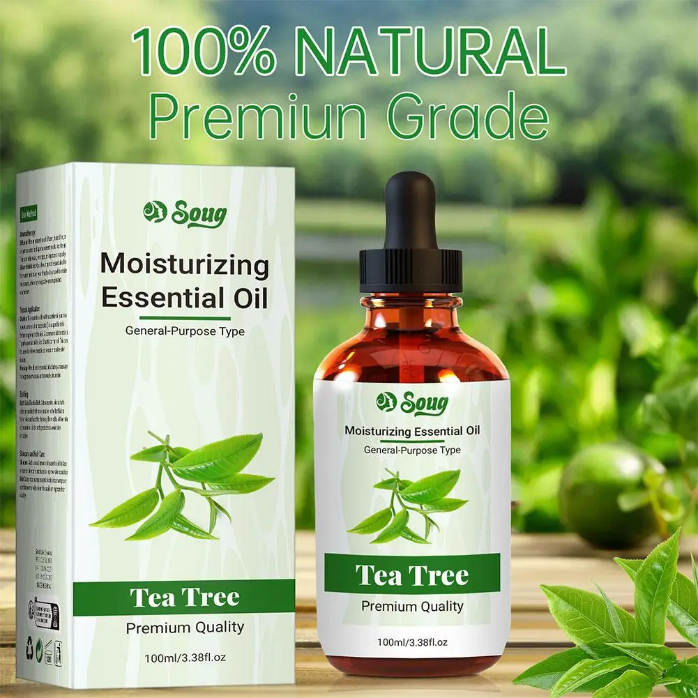 Tea Tree Lavender Peppermint Vanilla Essential Oils 30ml Pure Natural For Aromatherapy Diffuser Candle Making Skin Care