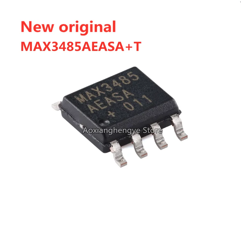 5PCS MAX3485AEASA+T MAX3485AEASA SOP8 20Mbps and swing limit RS-485/422 transceiver chip New original