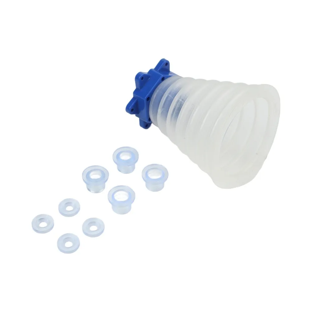 Drill Bit Dust Guard for Electric Hammer Works with 4mm through 12mm Bits Heat Resistant Wear Resistant Silicone Design