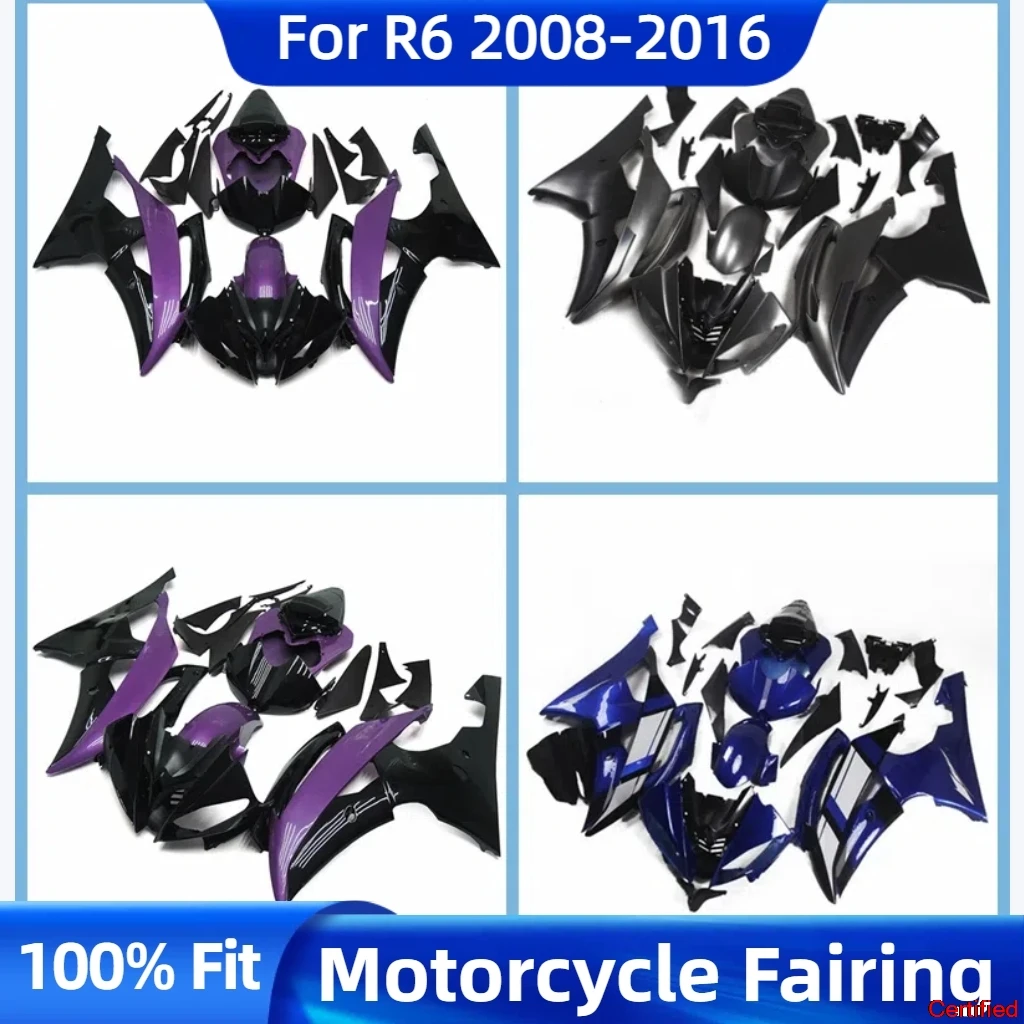 Complete set fairing fits Yamaha YZF-R6 2008 2009 2010 2011 2012 2013 2014 2015 2016 YZF600 08 09 10 11 12-16 Year fairing