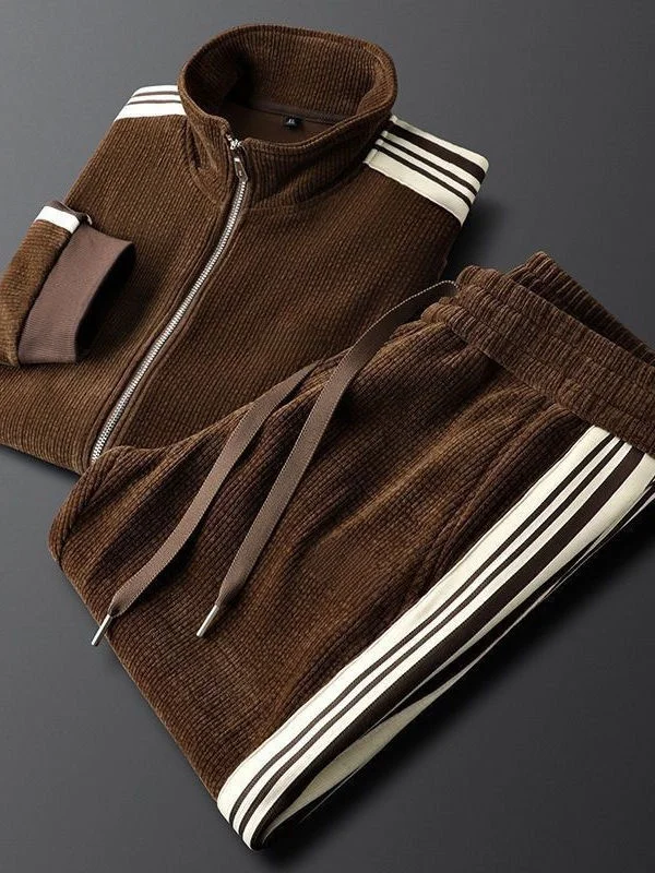 

Новый мужской комплект спортивной одежды Faion Long Sve Jaet, свободные повседневные брюки, модный костюм из двух предметов с вышивкой, осенняя коллекция