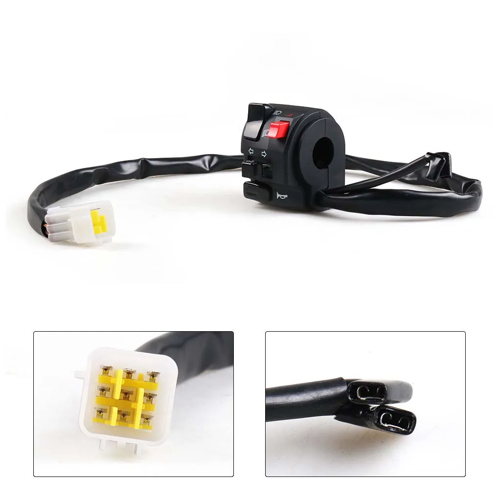 Motorcycle Handlebar Switch Replacing 22mm Speaker Switches Controller
