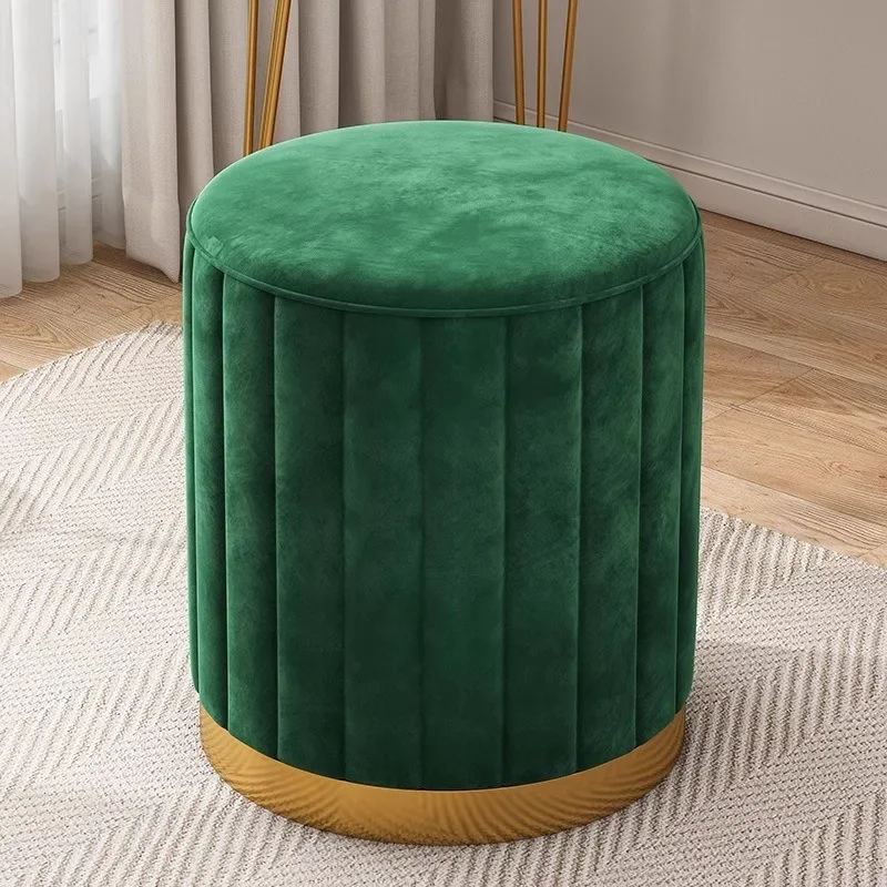 

Bedroom Furniture Cream wind storage makeup stool vanity chair vanity stool ottomans chairs ottoman for dressing table Stools