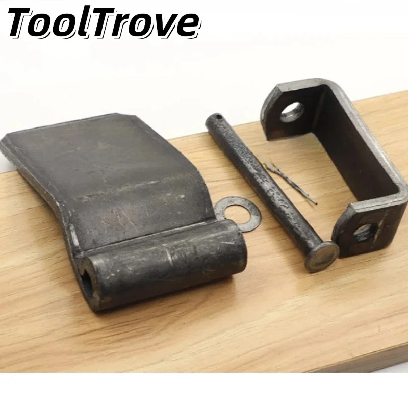 Heavy-Duty Galvanized Van Hinge - Thickened Weld-On Hinge for Container, Steyr Truck Cargo Compartment Accessories