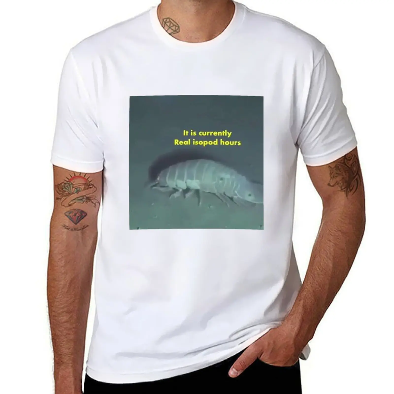 

real isopod hours T-Shirt man t shirt designer funny t shirts man mens graphic t shirts T-Shirt