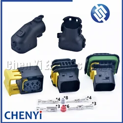 7 pines 1- 1418480 -1 Enchufe automotriz con enchufe sellado para camiones de alta resistencia a prueba de agua 1- 1703648 -1 1670364 -1 1670057 -1 1- 1670214 -1
