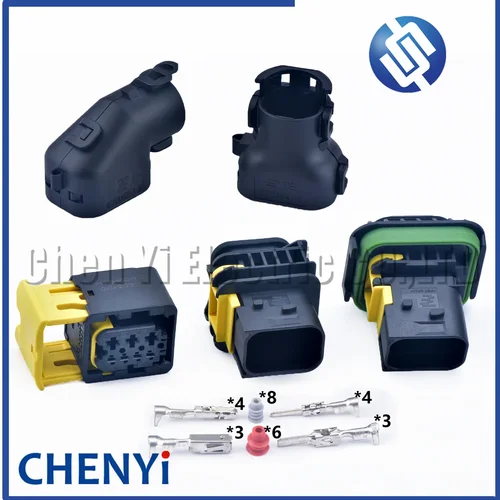 7 pines 1- 1418480 -1 Enchufe automotriz con enchufe sellado para camiones de alta resistencia a prueba de agua 1- 1703648 -1 1670364 -1 1670057 -1 1- 1670214 -1