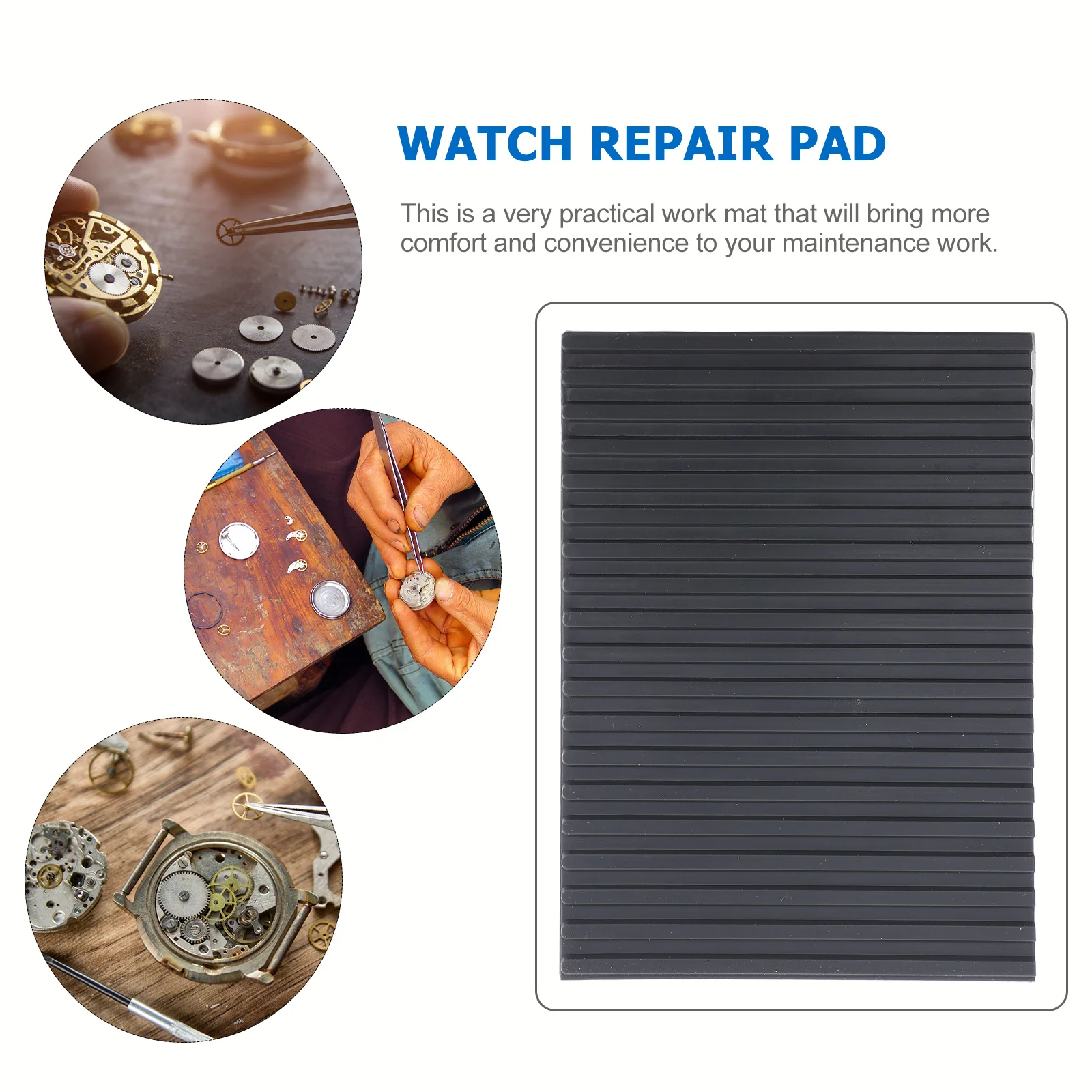 

Non slip Mat Watch Repair Tools Fine Workmanship Practical Watch Parts Working Pad Anti slip Tool Mat Maintenance Pad Soft Touch