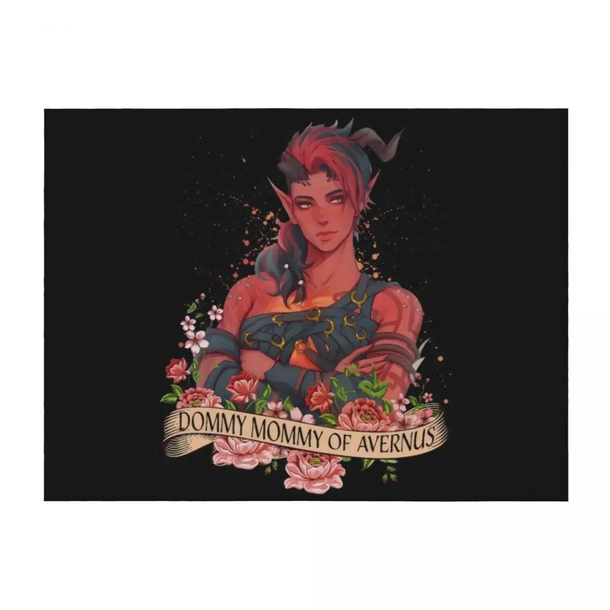 

Karlach Dommy Mommy Of Avernus Throw Blanket warm winter Summer Furry blankets ands Blankets