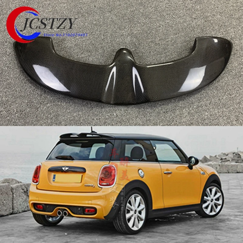 

For MINI Cooper S 2.0T F56 F55 S JCW Spoiler High Quality FRP UNPAINTED / REAL CARBON FIBER 2013-2020