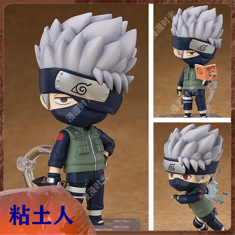 

Naruto Q version Nendoroid Shippuden Hatake Kakashi can change face and hands doll figure model ornaments