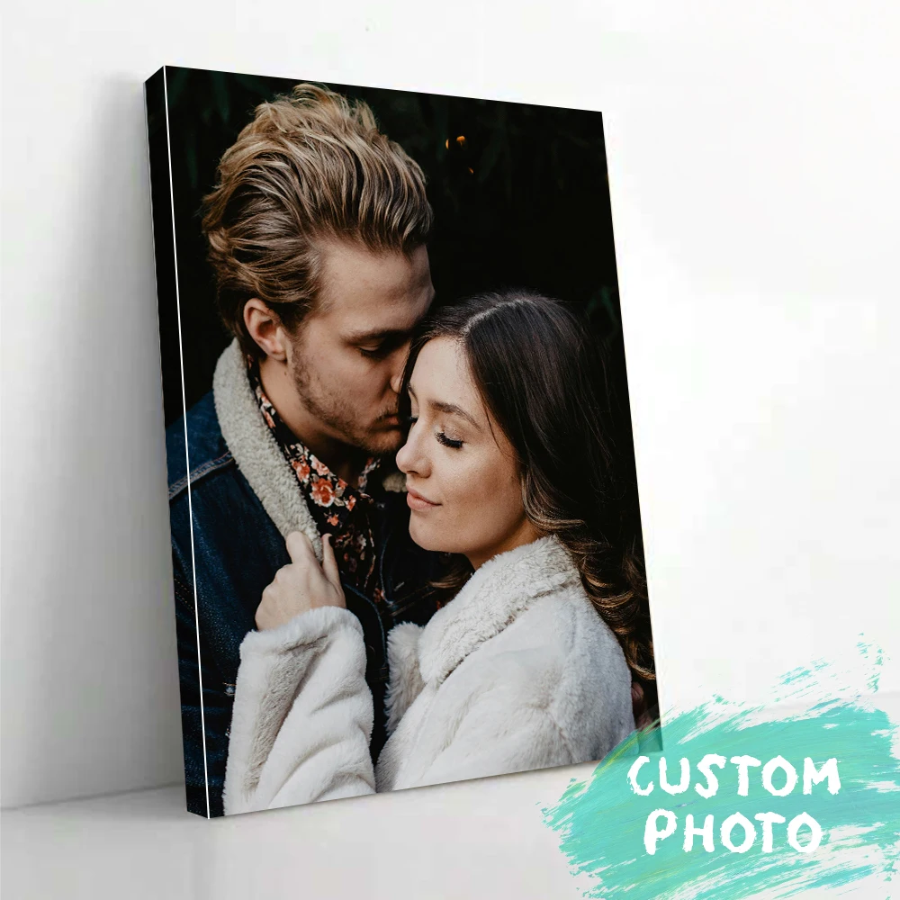 1 pc Customized art canvas printing with DIY frame or frameless poster, personalized posters