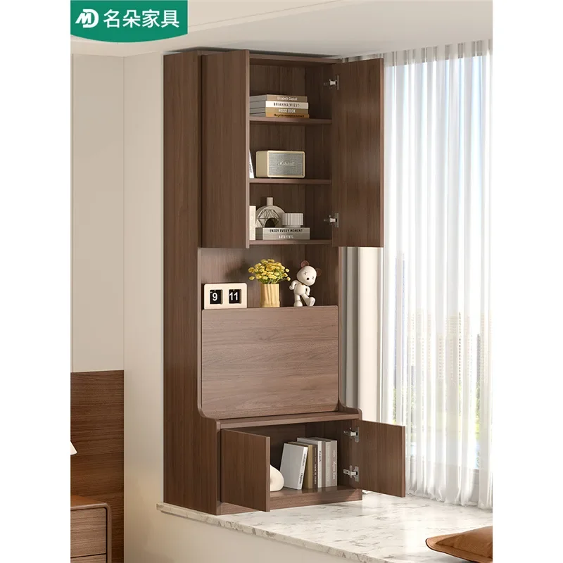 Medieval wind bay window transformation artifact bay window dresser storage cabinet integrated bedroom side storage