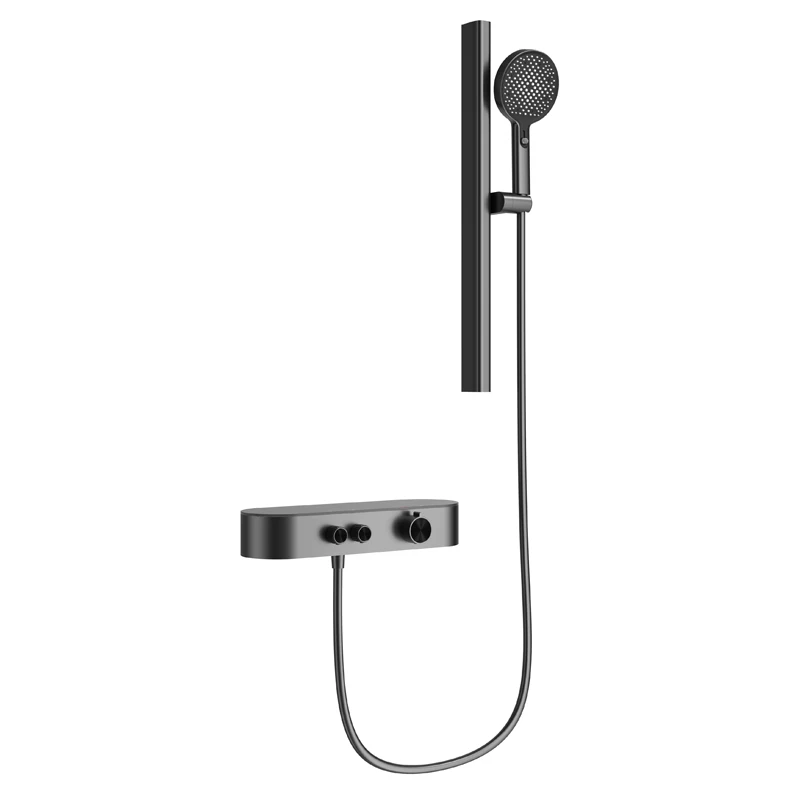 

Cream Style Gold No Top Shower Set Home Bathtub Side Bathroom Simple Rain Shower Nozzle Shower