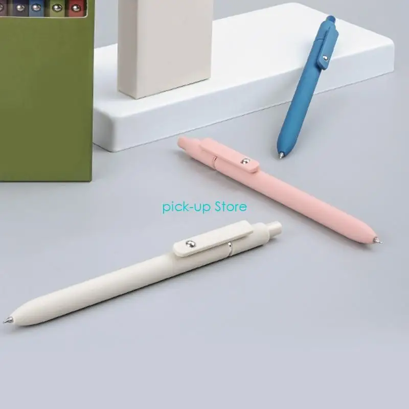 Q5WA 5 قطع من أقلام الجل القابلة للسحب لمستلزمات الكتابة المكتبية للطلاب والمدرسين