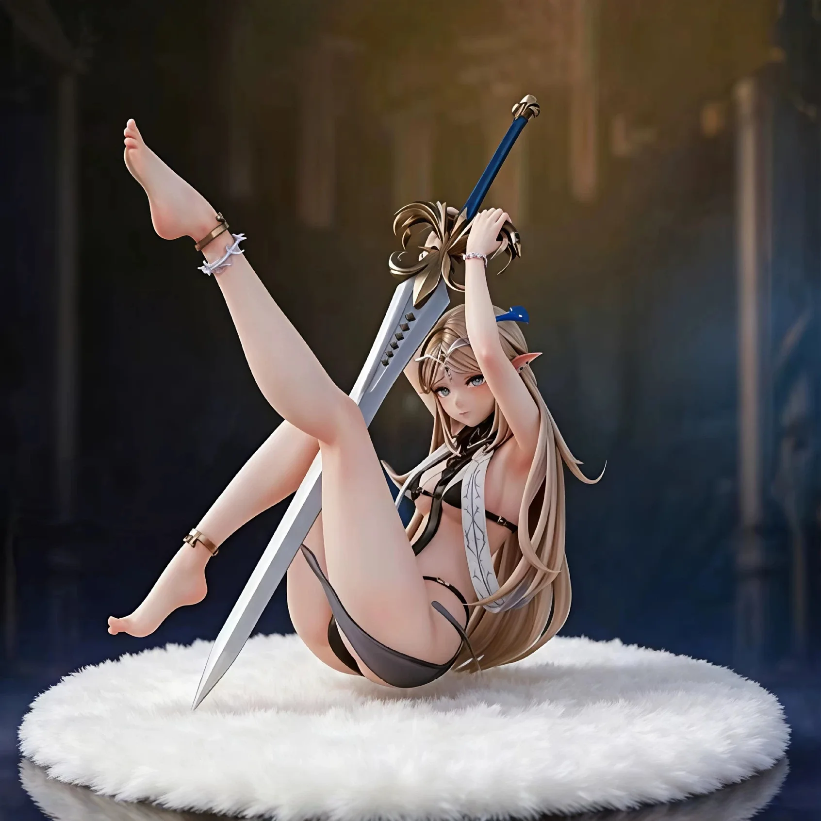 Wuthering Waves Cartethyia Figure Anime Girl PVC Collectible Model Desktop Ornament PC Case Display Gift view 2