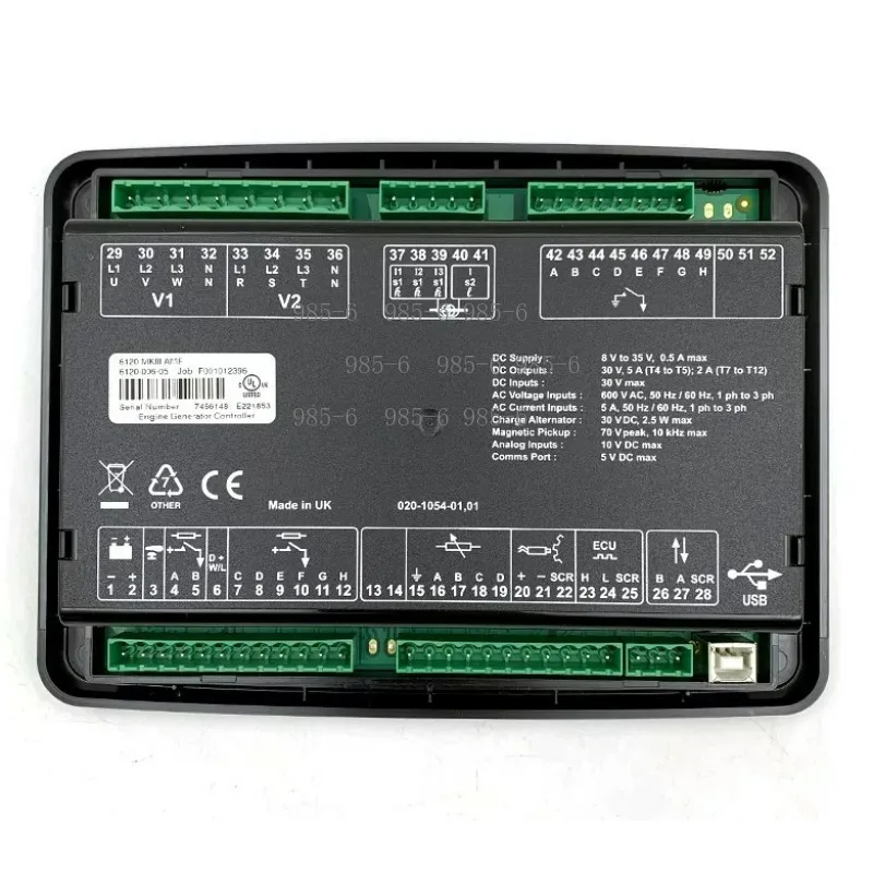 Auto Mains Failure AMF Control Module DSE6120MKIII, Generator Controller for Replacement