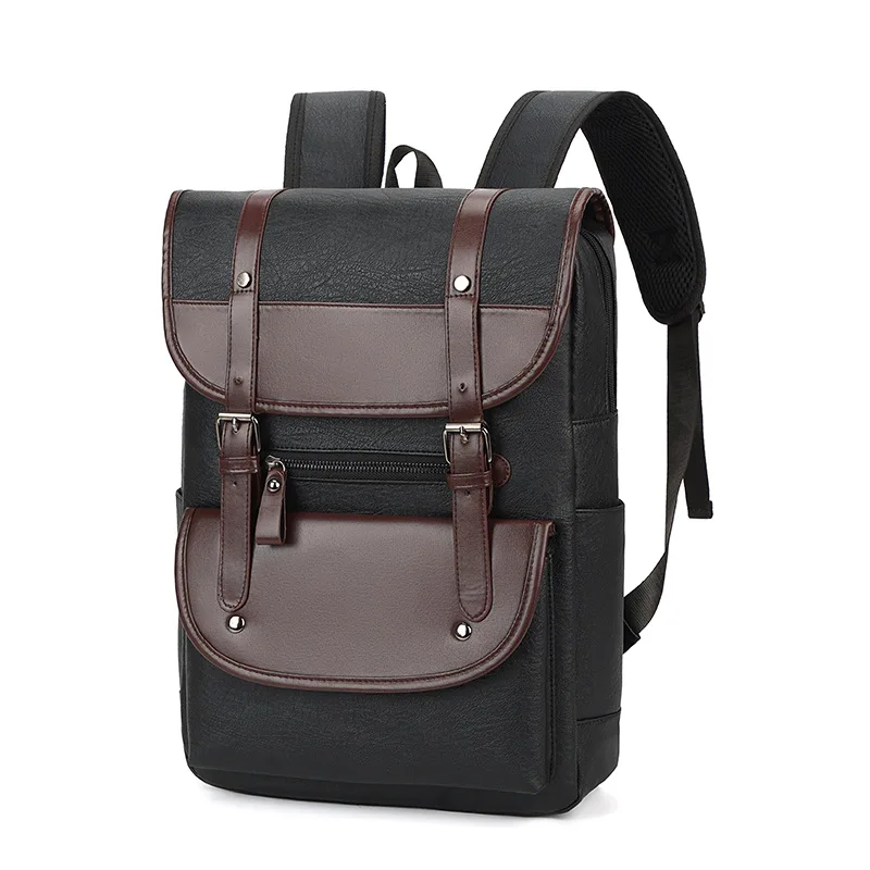 

New Stylish Retro Men's Double-shoulder Bag - Multi-functional Short-distance Travel Bag - Large Capacity Waterproof Computerbag