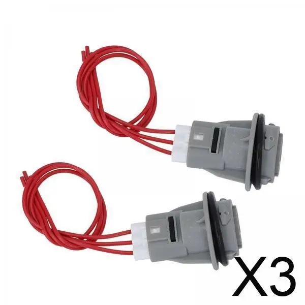 

Auto Accessories Turn Signal Light Socket Harness Durable 3 Wire Kit for Honda CRV Accord RLX Easy Install