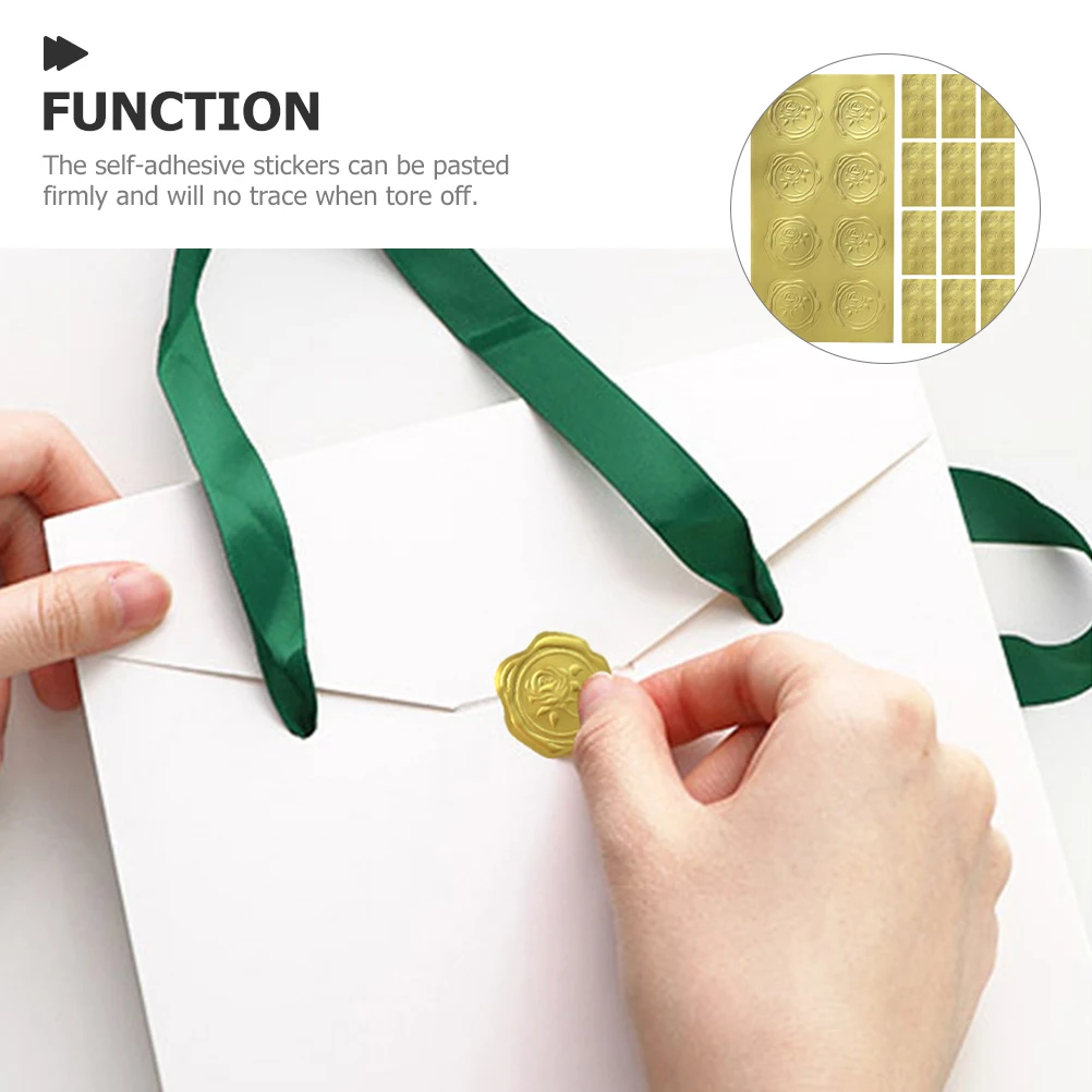 

20 Sheets For Packaging Gift Sealing Decorative Decorative Gift Sticker Label Stickers Envelope Labels Adhesive Wedding Stickers