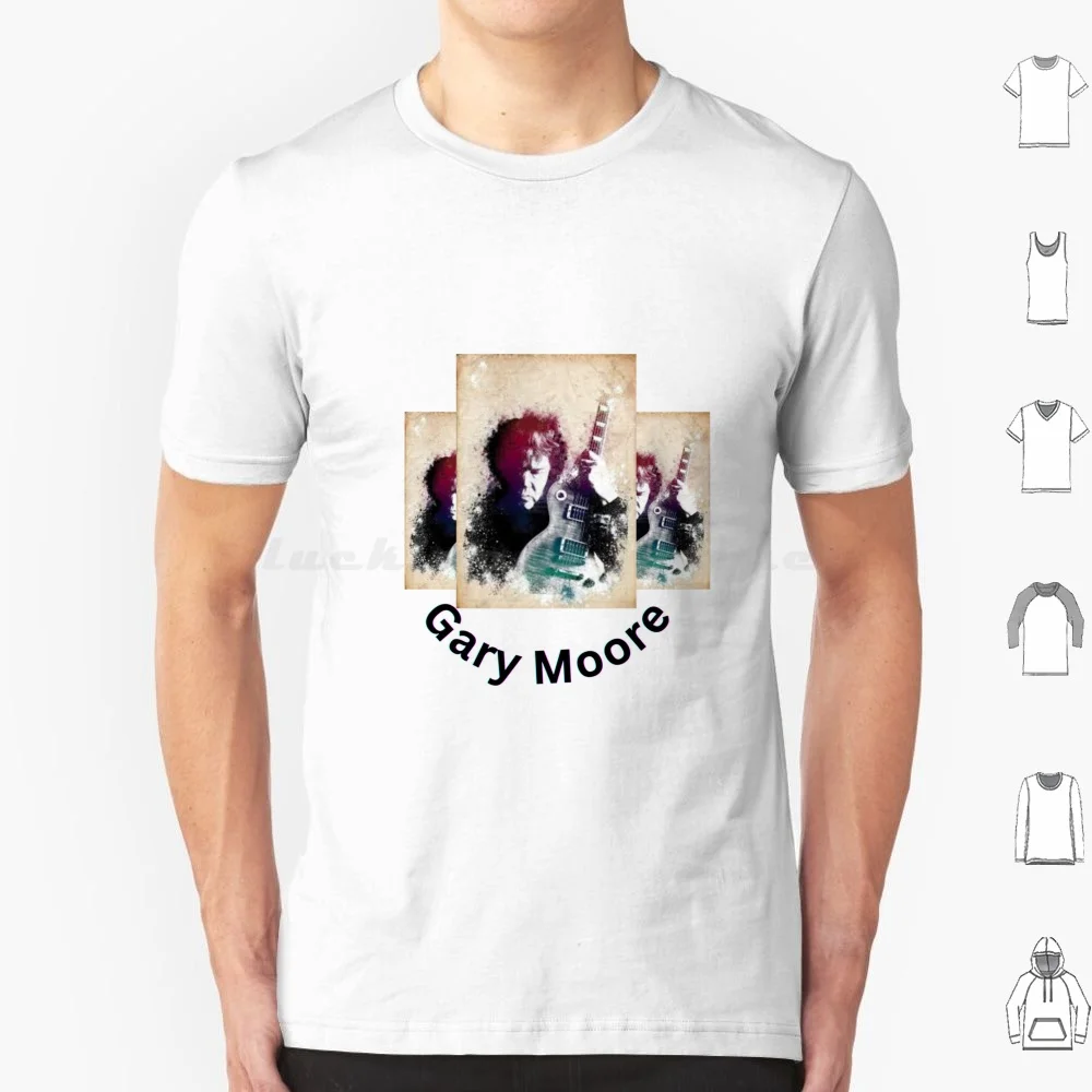 Camiseta clásica Gary Moore Legend 1978 para hombres, mujeres y niños, 6xl, Gary Moore Thin Lizzy Phil Lynott, Heavy Metal Blues