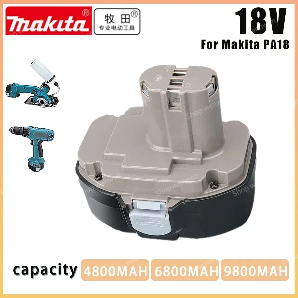 

Makita 18V 4800mAh/6800mAh/9800mAh Ni-MH Battery Replace PA18 1822 1823 1833 1834 1835 1835F 192827-3 192829-9 193102-0