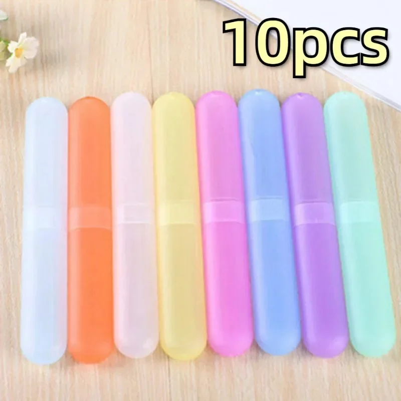

Fashion Travel Hiking Camping Portable Toothbrush Case Breathable Toothbrush Box Frosted Dustproof Toothbrush Cover Box Travel
