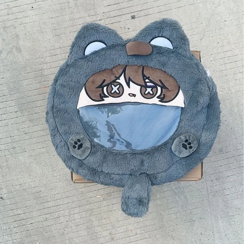 Game Identity V Cosplay Prospector Prisoner Composer Novelist Ithaqua Transparent Campus Student Zipper Backpack Shoulder Bag