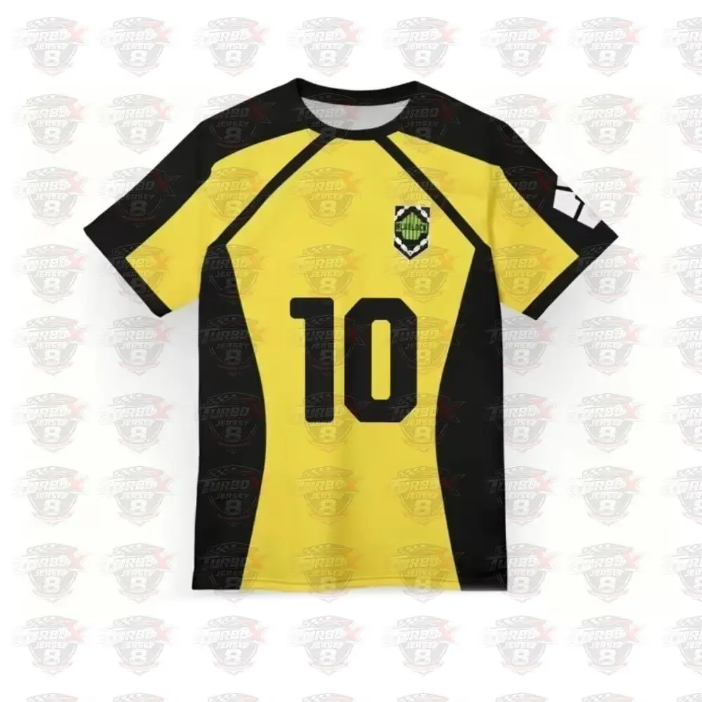 2026 Blue Lock Buster Munich 1g Collagen Shirt And Character Anime Round Neck Short Sleeve T-shirt Football Shirt Top
