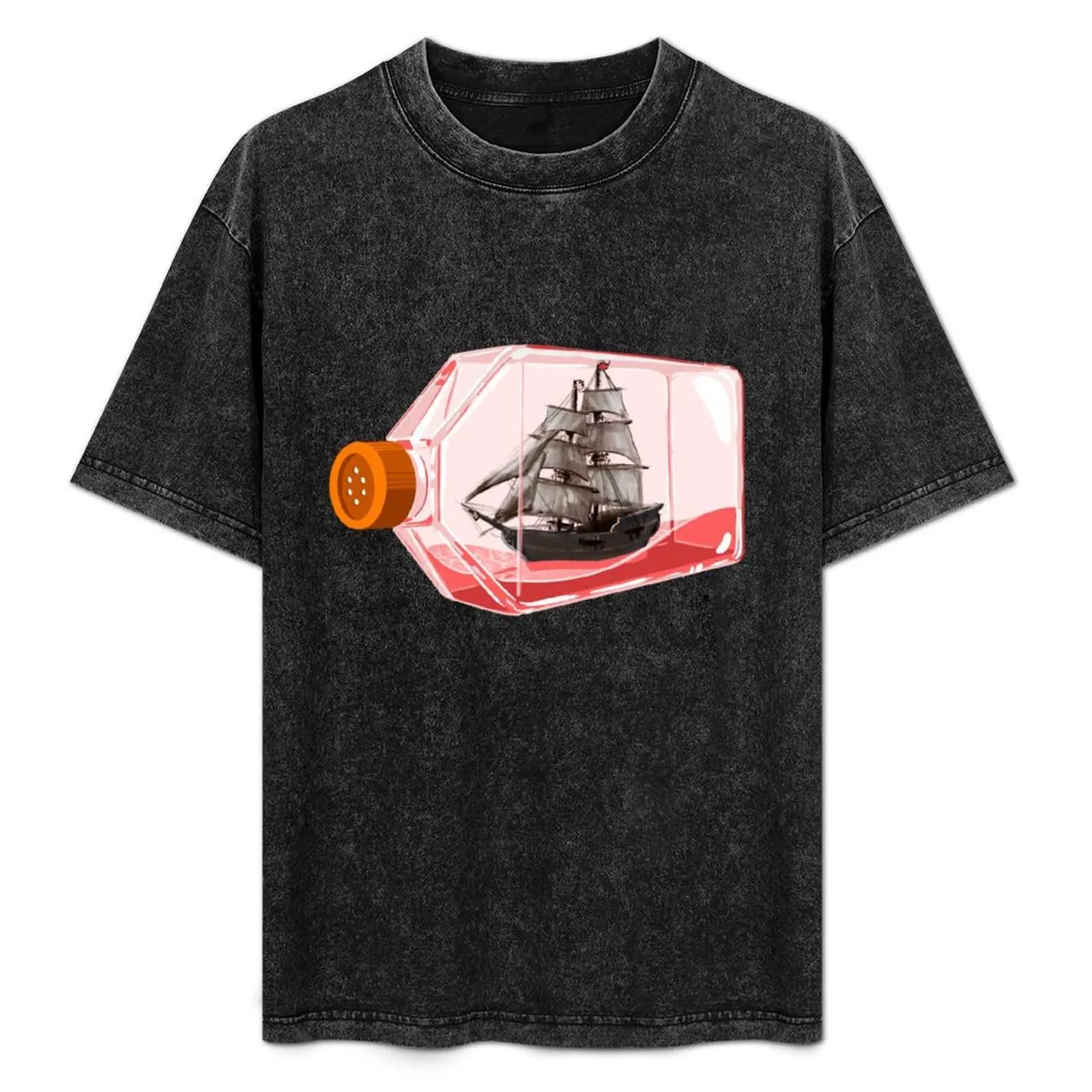 

Футболка Ship in a Cell Culture Flask, легкая базовая футболка с короткими рукавами