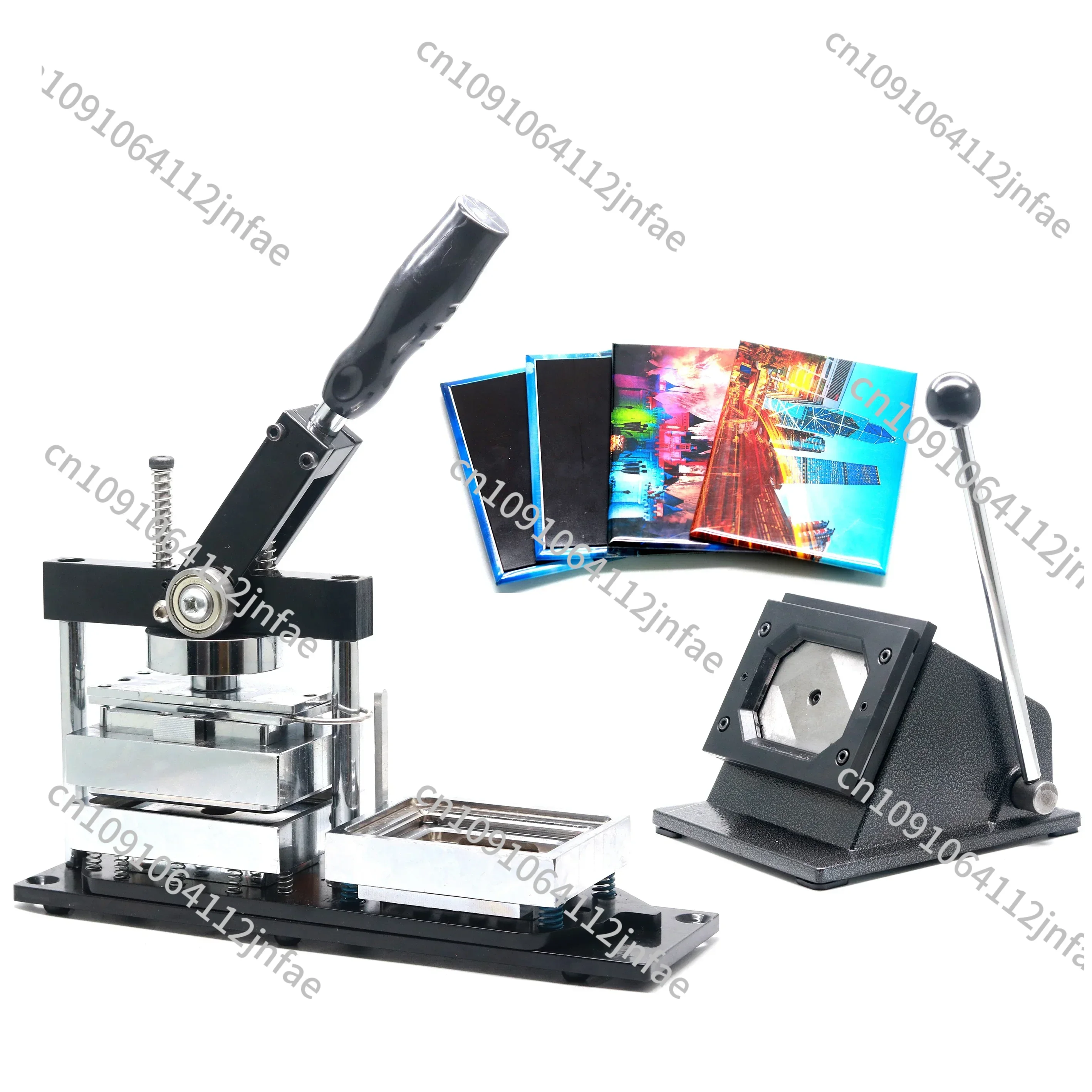 

80x53mm Corner Magnet for Refrigerator, Rectangular Shape, Paper Cutter Button, 200Pcs Magnetic Refrigerator Magnets