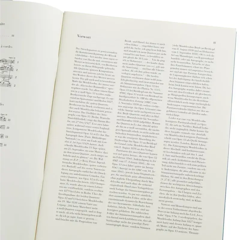 HN270 Mendelssohn سلسلة Quartets Op 12 A 13 Herttrich Ernst G Henle Verlag 9790201802701 كتاب