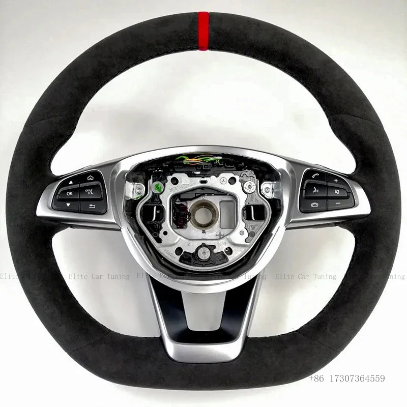 Carbon Fiber Steering Wheel Fit For Benz AMG W203 W204 W205 W222 W211 W167 W176 W221 W177 W124 C63 C300 W212 W213 W218 E63 C450 view 6
