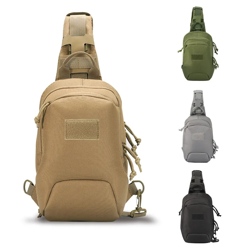 

Pure Color Multi Functional Outdoor Cycling Hiking and Accompanying Single Shoulder Crossbody Chest Bag Man