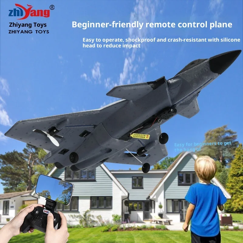 2025 J-20 Remote-Controlled Fighter Aircraft Model Electric Toy Glider Perfect Gift for Boys New Arrival