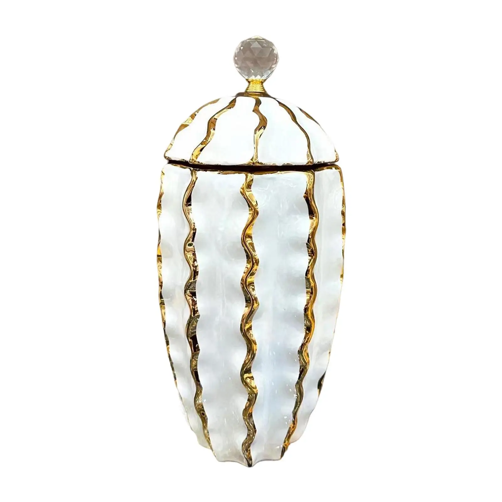 Porcelain Ginger Jar Vase for Wedding Party Flower Arrangement Ceramic Vase
