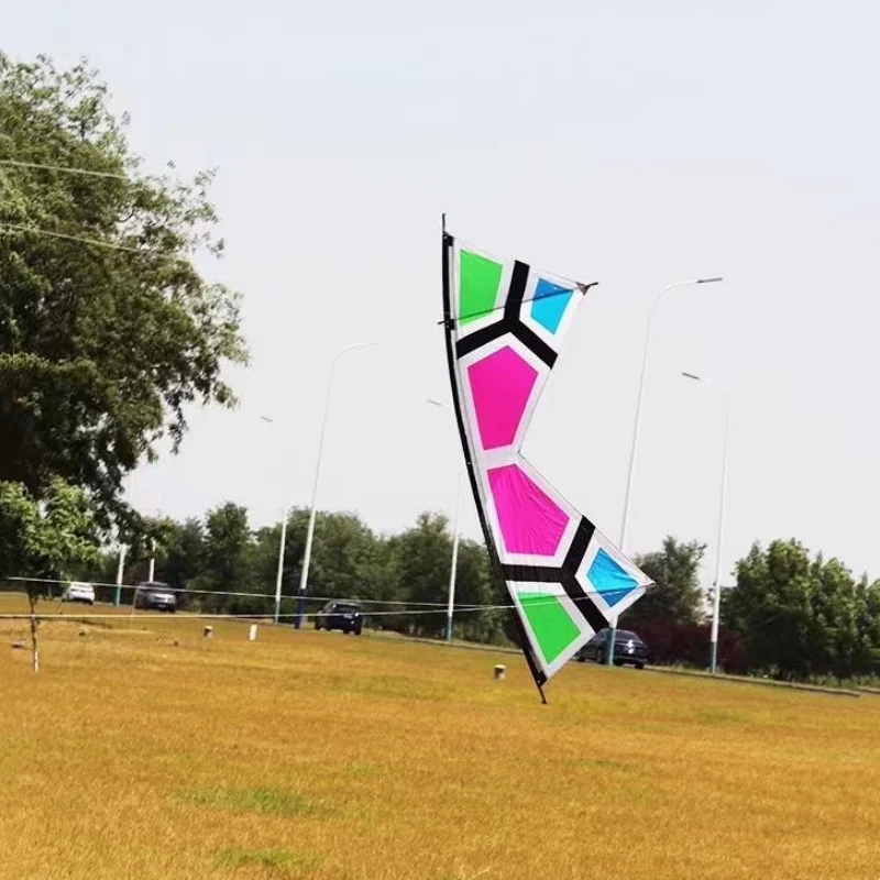 Free shipping 260cm quad line stunt kites flying for adults kites factory outdoor fun sports kites albatross power ikitefly new