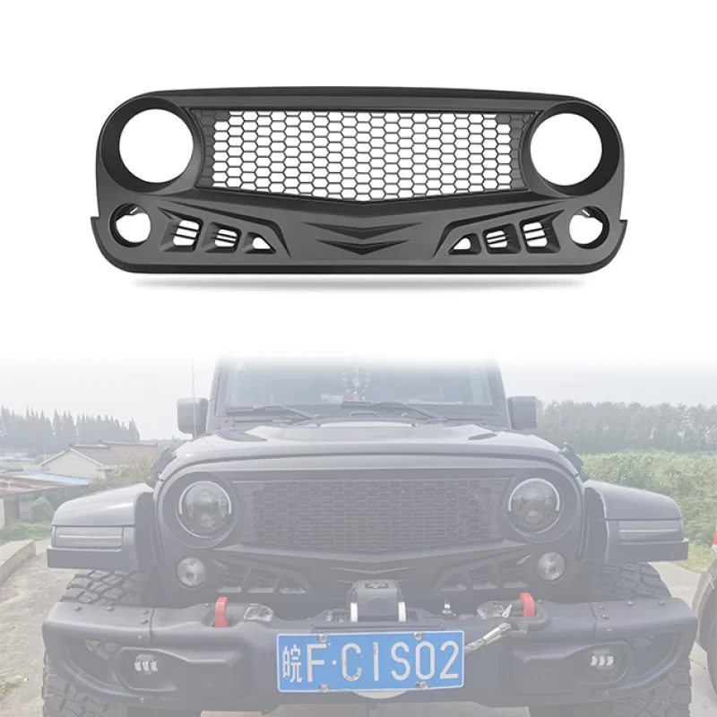 

LUMA Sahara Rubicon Front Bumper Grille ABS Plastic Car Accessories New Condition for 2007-2017 Wrangler JK