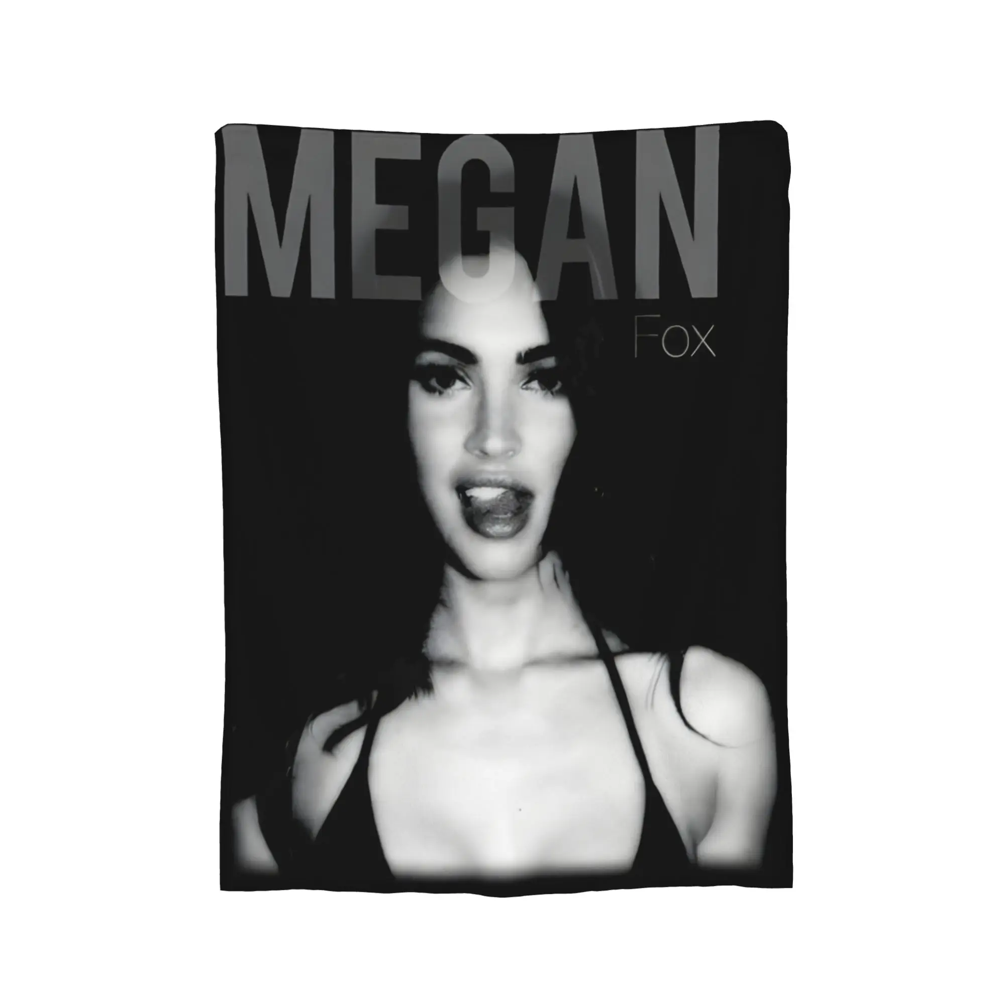 Megan Fox Slay Blanket Fleece  Soft Throw Blankets for Car Sofa Couch Bedroom Quilt