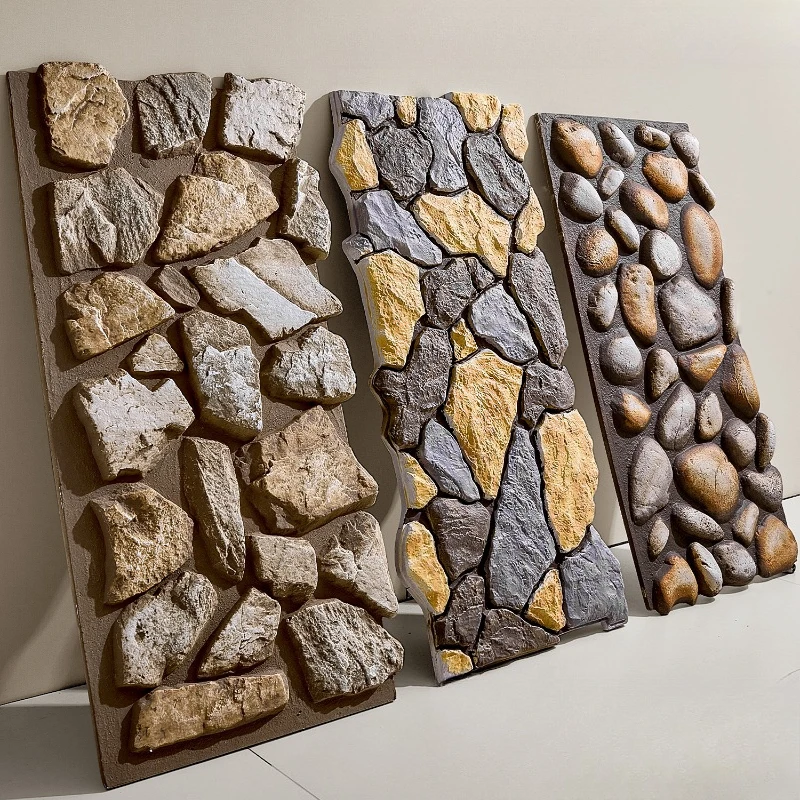 Stone exterior wall brick imitation stone background wall Villa exterior wall imitation stone brick