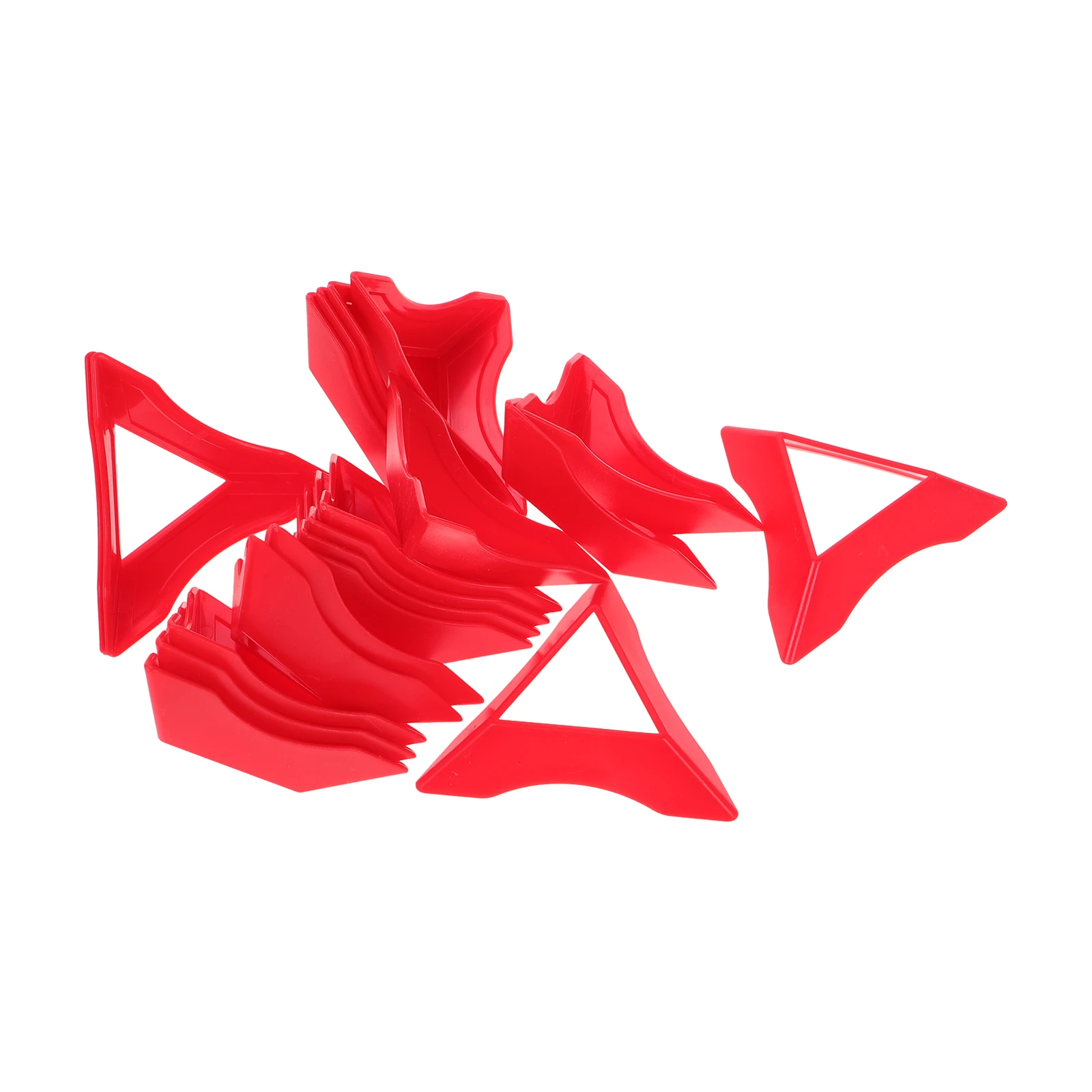 20 個スタンドカラフルな三角形ベースディスプレイホルダーパズルキューブ用安定したサポートマルチアングル調整可能なポータブル